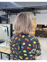 アリーズ シブヤ(ALLYS shibuya)&nbsp;レイヤーボブ ハイトーン ダブルカラー