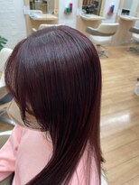 アメイジングヘアー 中沢店(AMAZING HAIR)&nbsp;美髪/ピンクカラー/ベリーピンク/ブリーチなし/艶感/ロング/小顔