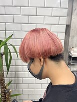 ネウィ 所沢(newi)&nbsp;ペールピンク　メンズダブルカラー！