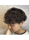 波巻きパーマ　メンズカットメンズパーマメンズ