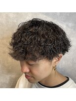 フリー(FREE)&nbsp;波巻きパーマ　メンズカットメンズパーマメンズ