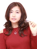 ヘアーサロン エクラ(HAIR SALON eclat) 大人女子の大きめカールゆるふわ巻き髪風パーマ