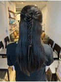 お呼ばれヘアタイトヘア2024夏