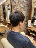 『刈り上げなし』マッシュショート