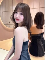 グロー オオミヤ アネックス 大宮(GLROW OMIYA ANNEX)&nbsp;ウェーブミディアム×髪質改善韓国顔周りレイヤーカット[大宮]