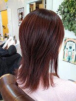 クッキー ヘアーアンドメイク(COOKIE Hair&Make)&nbsp;【COOKIE】ピンクバイオレット×ハイレイヤー