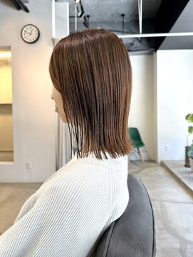 ノート(note) 切りっぱなしボブ