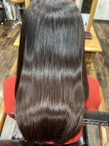 アイリーファンビリ(irie fambilly)&nbsp;月1Rich髪質改善メテオカラー×コッパーオレンジ【50代】