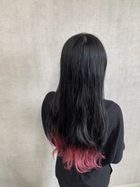 トリコ(ToricO)&nbsp;グラデーションカラー　裾カラー　ダブルカラー　ピンク