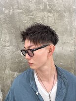 キング 楠葉店(K!ng)&nbsp;韓国マッシュセンターパートツーブロックメンズハイライトウルフ