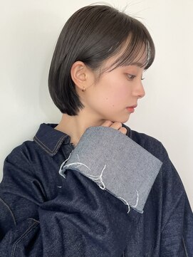 ディッセンバー 渋谷(December) 【December】ボブ/ブリーチなしオリーブベージュ