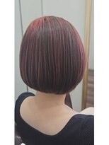 ルシード スタイル リコット(Lucido Style Ricotto)&nbsp;アンブレラカラー×ミニボブブリーチ＆ダブルカラー20代30代内巻