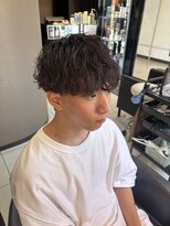 アイズ 海老名(AIZU) シャドウパーマ 無造作パーマ 海老名パーマ 海老名メンズ 眉毛