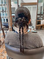 ルチア ヘア ステラ 京都店(Lucia hair stella)&nbsp;ヘアセットヘアアレンジ結婚式お呼ばれへア/京都/河原町