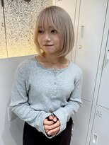 オプス 大名店(Ops)&nbsp;☆ショートからボブへ!ホワイトミルクティーで垢抜け