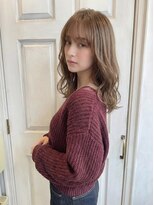 ロニカ 銀座(LOuNICA)&nbsp;シースルーバング/くびれミディ/透明感ベージュ #銀座#東銀座