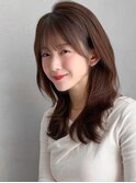 ワンホンレイヤー艶感ミルクティーブロンド20代30代40代◎