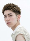 メンズ眉毛ニュアンスパーマメンズカットヘッドスパ銀座