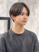ウィールール 栄町店(WE RULE)&nbsp;清潔感メンズ刈り上げマッシュショートグレージュ夏カラー
