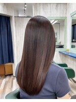 ルートヘア 辻堂店&nbsp;髪質改善ストレート艶ロングうねり広がり改善美髪まとまり手触り