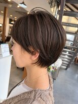 リドル ヘアー 駒生店(Riddle HAIR)&nbsp;短くても柔らかい丸みショートボブ
