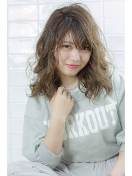 アンソメット 上津店(UN SOMMET) 〔UN SOMMET〕渕上仁志　セミロングでつくる透明感SUMMER NUDE