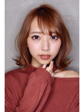 エアー 大阪(AIR) ☆air-OSAKA ☆山内 理☆オトナ可愛い外ハネミディ☆