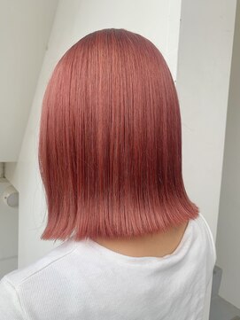 サロンドミルク 溝の口店(salon de MiLK) *夏っぽいピンクはオレンジ色を少々入れて、はいっ完成!!