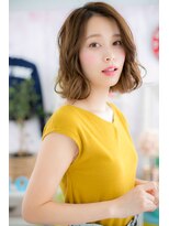 ミック 日暮里店(miq) 耳かけも◎アシンメトリーレイヤカール小顔くびれミディb1