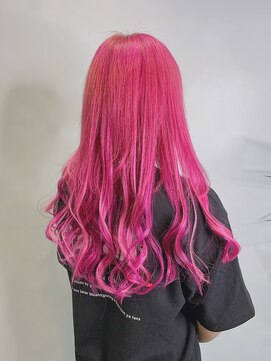 ジフ エクステンション 金沢駅西店(JIF extension) 濃いめのピンク