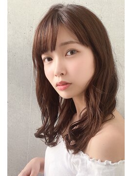 オブヘアーギンザ(Of HAIR GINZA) ☆ブリーチなしカラー☆アーモンドグレージュ