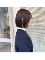 ミント(mint) ボブ/切りっぱなしボブ/ミニボブ/グレージュ