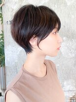 美シルエットショートボブ/表参道/30代40代50代/絶壁解消