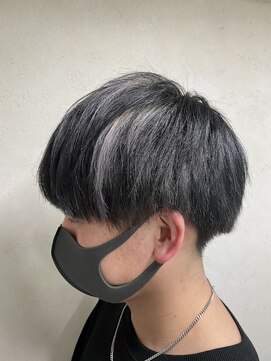 アジールヘア 東上野店(agir hair) メンズホワイトメッシュ