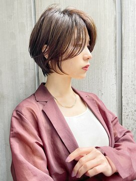 アヴァロン(AVALON) 絶壁解消/ひし形/前下がり/大人ショートボブ/30代/40代★猪狩★