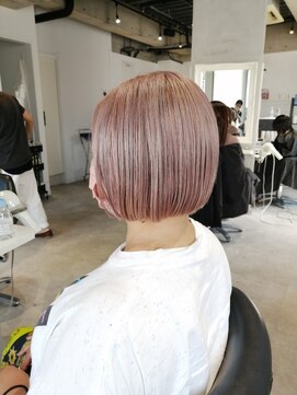 アディクト 綾瀬(ADDICT) 【ADDICT_YUKI】ベージュボブ　2ブリーチ