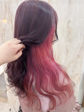 ラビス(Lovis) ミディアム/暗めカラー/デザインカラー/フェイスフレーミング