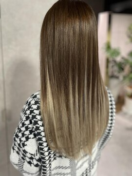 ニーナ ビューティーサロン(NINA Beauty Salon) メンテカラーでグッバイ黄ばみ#エクステ#メンテナンス