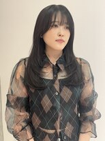 ヨーク(YOKE)&nbsp;【 YOKE 】ロングレイヤーぷつっとレイヤー艶髪暗髪韓国