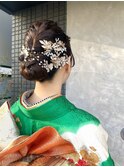 成人式hairset