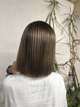 ヴィフ 大船(VIF) 前髪/マチルダボブ/ピンクベージュ/インナーグレージュ/