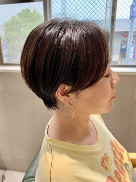 アーツ 茅ヶ崎(arts) ショートカット20代30代40代前髪あり面長丸顔ショートボブ