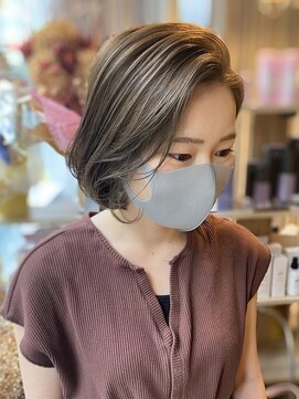 ノア 北浦和店(Noa) ミルクティーベージュ/ショートボブ/ショート/カット＋カラー