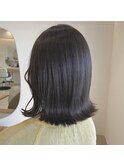 外ハネボブ×オリーブグレージュ＊ブリーチなしカラー#桂