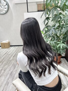 ベルヘアーデザイン 堺東(Belle hair Design) ブルーブラック/アディクシーカラー/暗染/ブリーチなしカラー