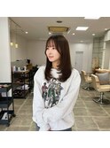 顔周りカット/レイヤー/フェイスレイヤー/縛っても可愛い/前髪