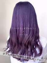 サラジュ 仁川店(SARAJU)&nbsp;ブリーチなしダブルカラーで魅せる大変身×パープルカラー