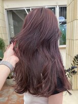 パークレーン アイス イヴェン(park lane ICI yeven)&nbsp;ブリーチなしダブルカラーチェリーピンクラベンダー赤髪夏カラー