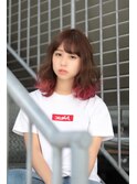 イメチェン/ブラウン/ピンク/裾カラー/似合わせカット/長町駅