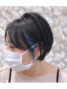 ヘアサロン エフ 渋谷(F) #イヤリングカラー#インナーカラー